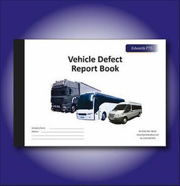 Vehicle defect Maintenance report book